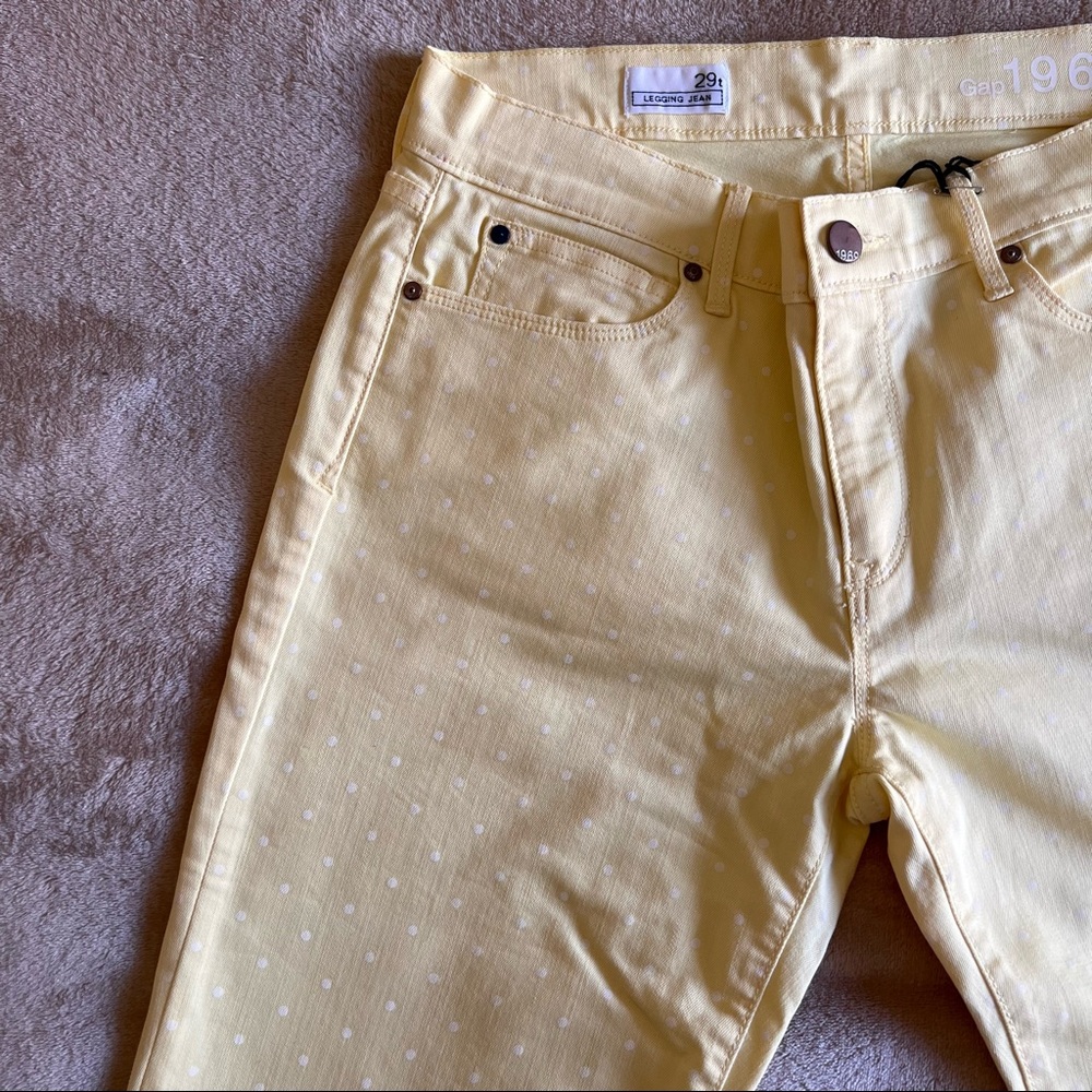 Yellow Gap Jeans